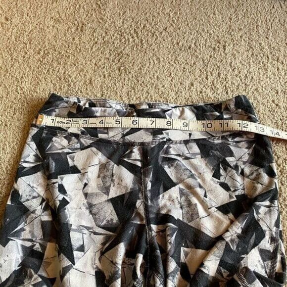 Champion women's multicolor patterned athletic spandex high rise leggings sz XL - Picture 7 of 8